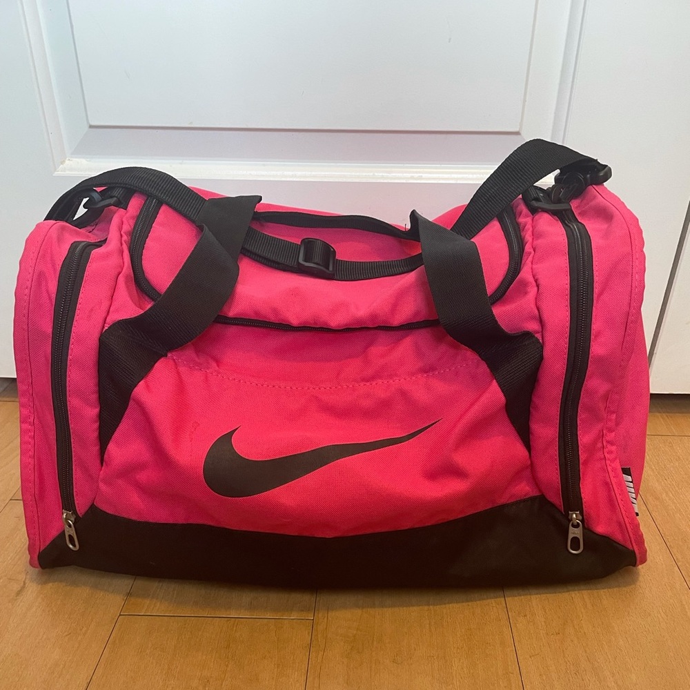 Pink Nike Duffle Bag